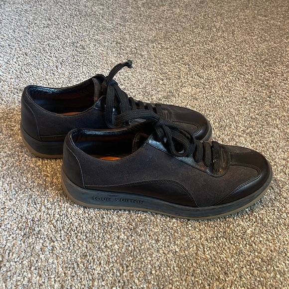 Louis Vuitton Canvas and Leather Monogram Sneakers - Picture 2 of 8